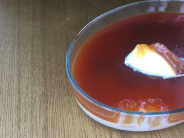 Dessert fondant comme un flan