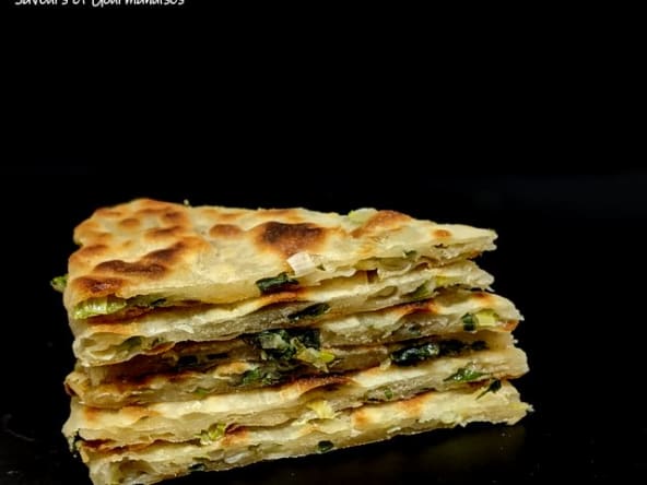 Galette chinoise farcie à l’oignon
