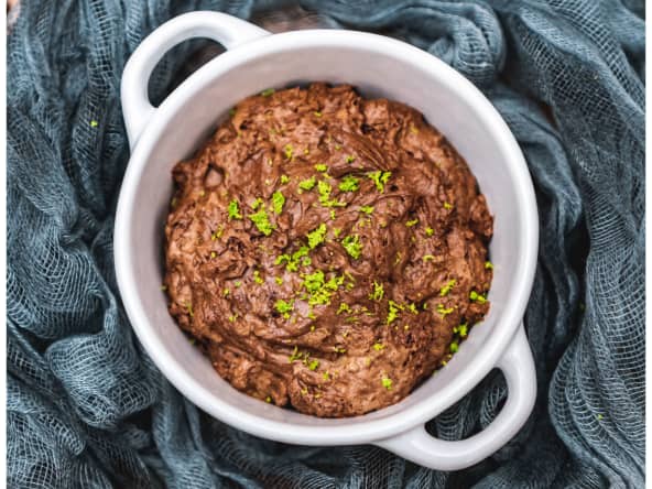 Mousse au chocolat vegan au jus de pois chiche