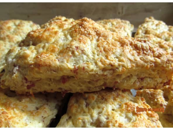 Scones au jambon du pays et fromage