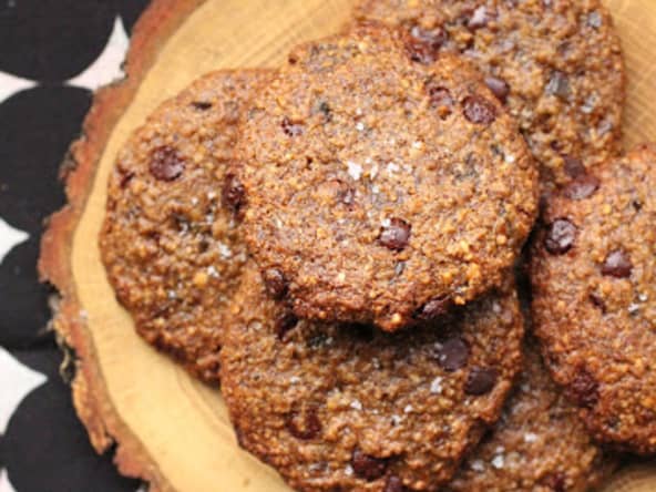 Cookies sans gluten aux noisettes, chocolat, gingembre et poivre