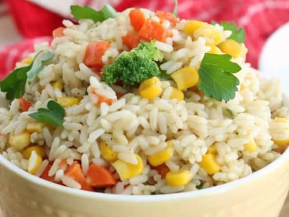 Riz aux petits légumes