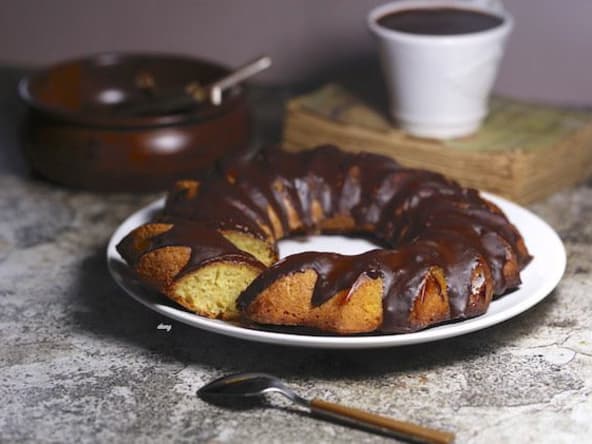 Couronne aux noisettes et au praliné