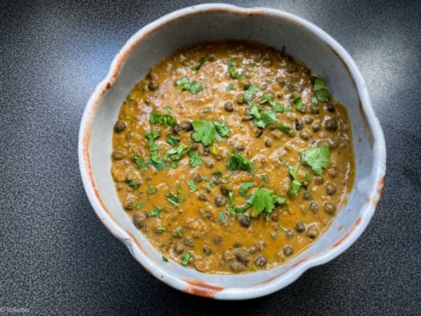 Curry de pois chiches verts