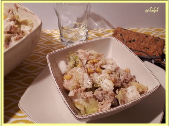 Salade endives pommes de terre et thon