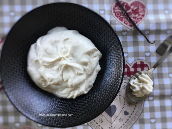 Crème diplomate à la vanille