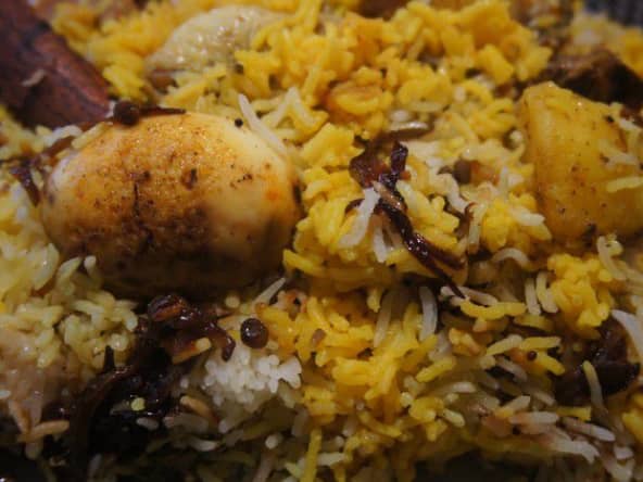 Biryani de poulet mauricien