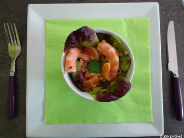 Salade de moules et crevettes