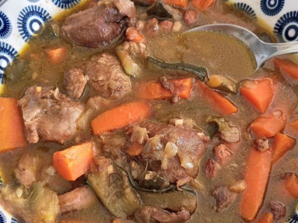 Sot-l’y-laisse de dinde façon tajine