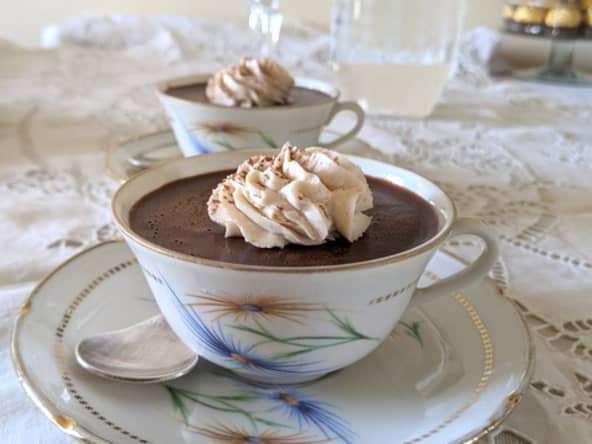 Crèmes chocolat marron