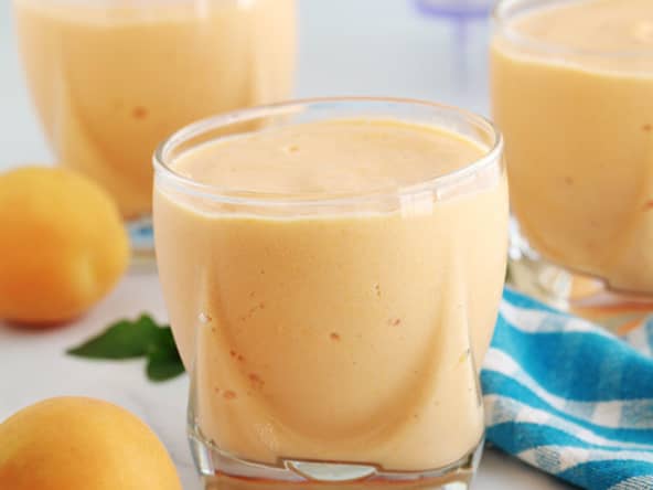 Smoothie à l'abricot et yaourt