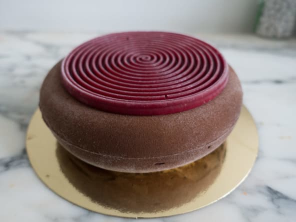 Trianon royal revisité au chocolat et aux fruits rouges