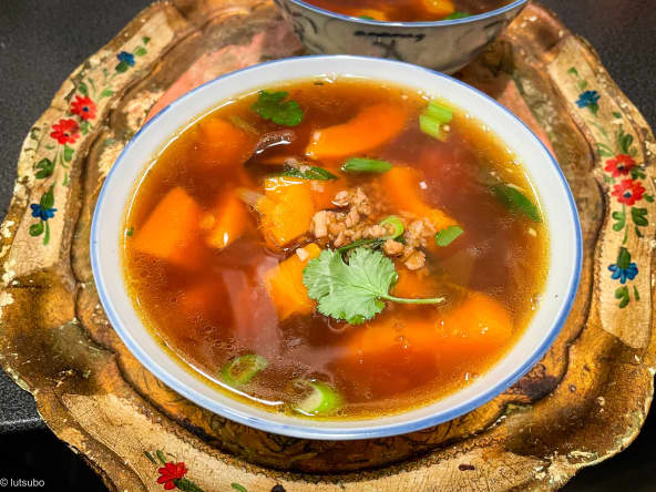 Soupe de courge à la vietnamienne