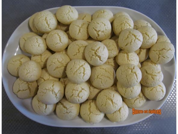Biscuits friables à la fécule