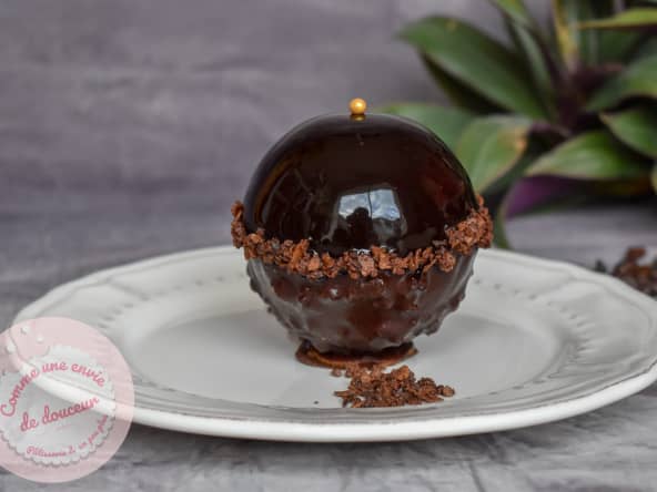 Sphère chocolat café