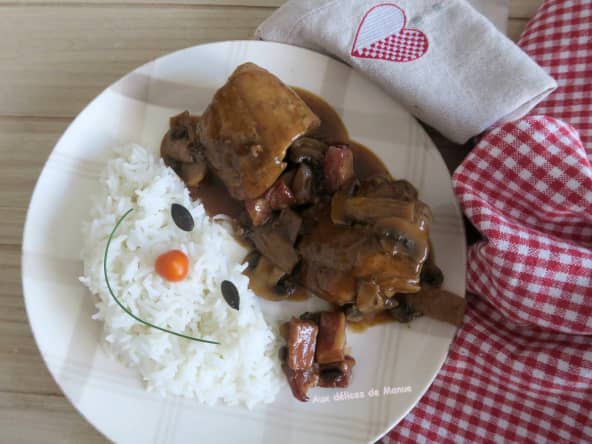 Filet mignon de porc aux champignons et porto