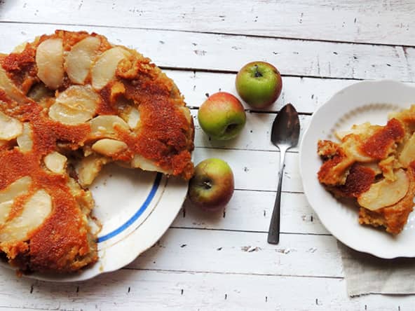 Gâteau aux pommes et yaourt à 0%