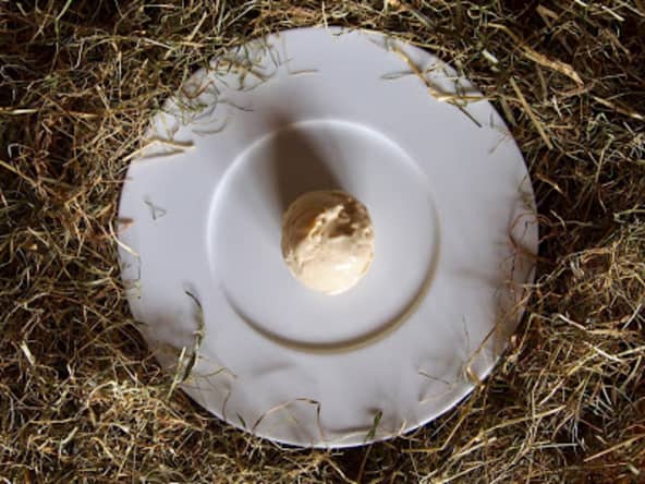 Glace au foin
