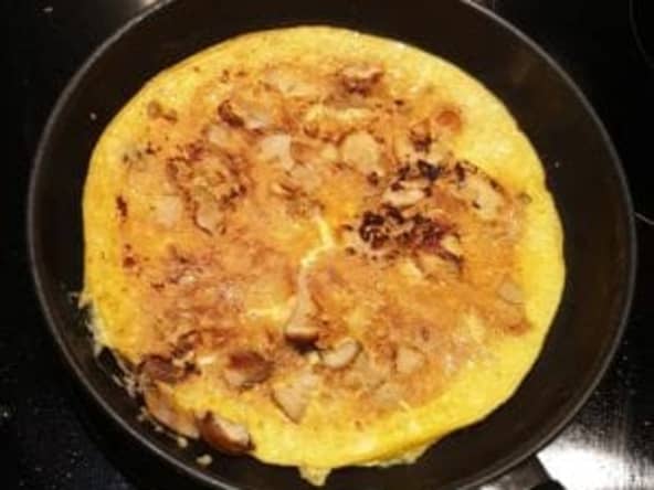 Omelette aux cèpes