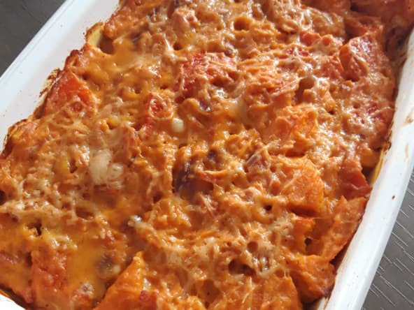 Gratin de Potimarron aux lardons