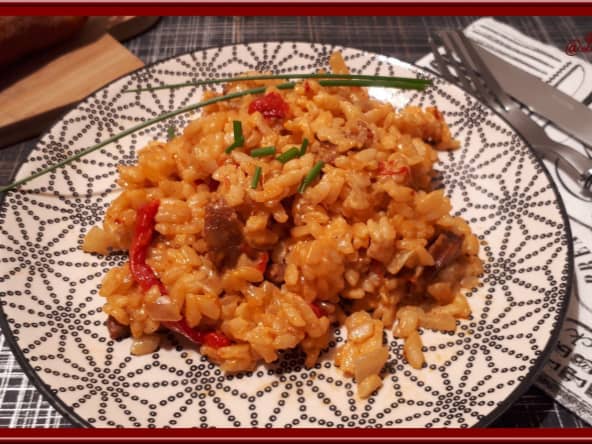 Risotto au chorizo