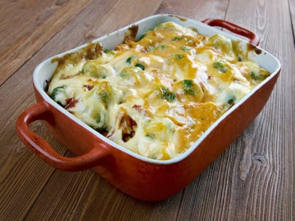 Gratin de poulet aux légumes