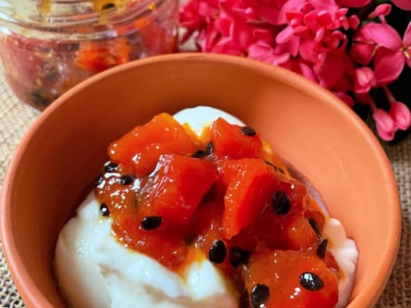 Confiture papaye maracuja