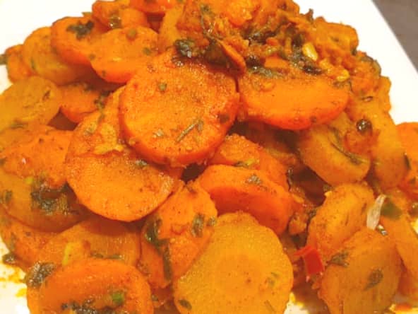 Carottes à la marocaine