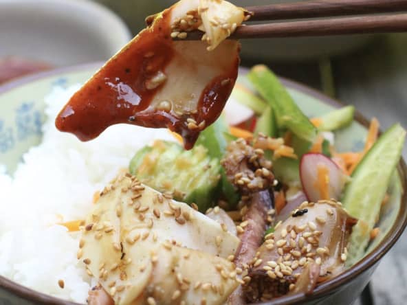 Calamar grillé à la vietnamienne