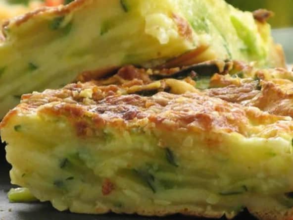 Gâteau invisible aux courgettes