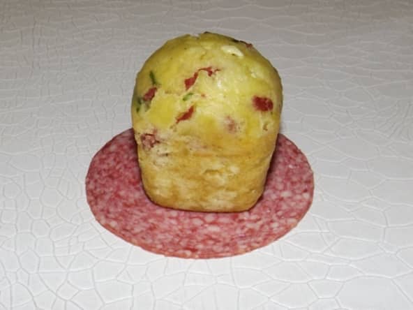 Gâteau au yaourt, Brie et salami