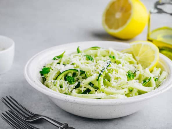 Spaghetti de courgettes