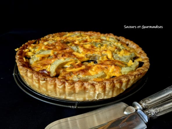 Tarte Oignons et Artichauts