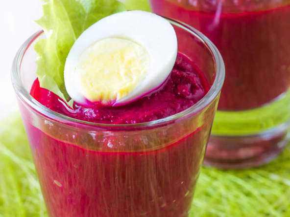 Verrine de betteraves