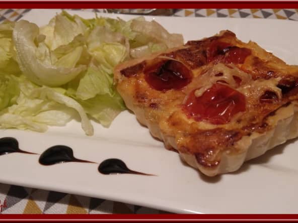 Tartelettes feuilletées à la tomate cerise