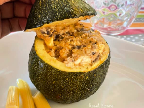 Courgettes farcies à la feta