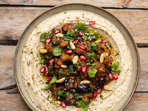Houmous aux aubergines