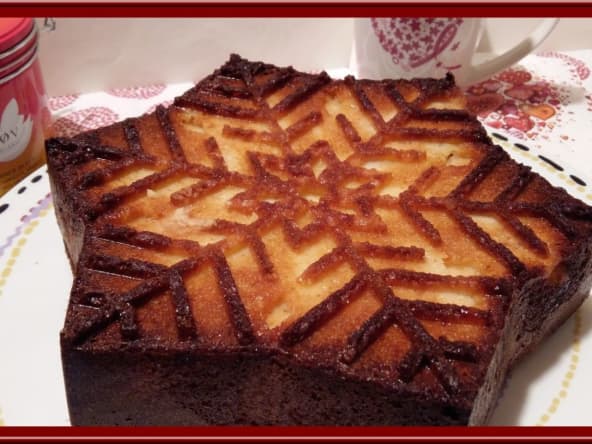 Gâteau aux pommes et lait concentré sucré