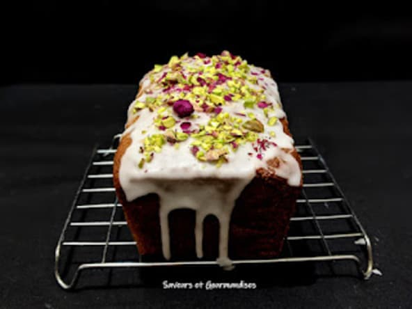 Cake pistache et eau de roses