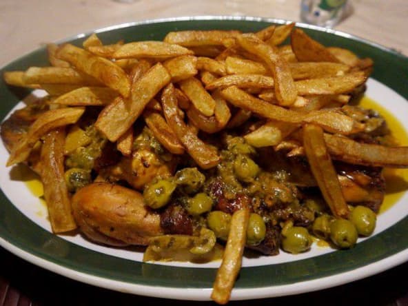 Tajine poulet marocain aux citrons confits et olives