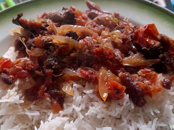 Rougail z'harengs-Recette réunionnaise