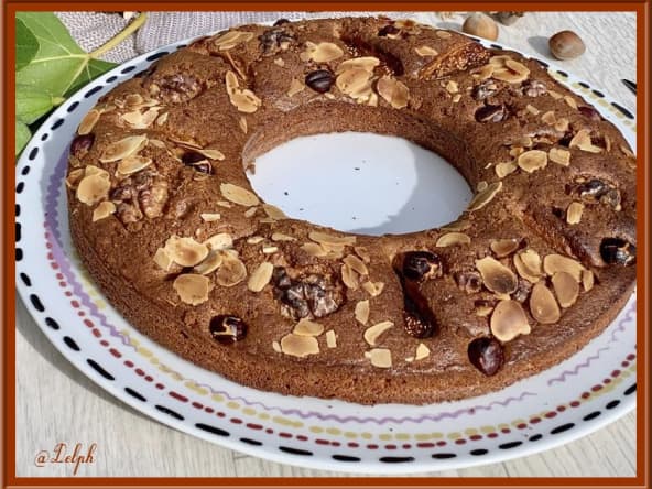 Gâteau aux figues et fruits secs