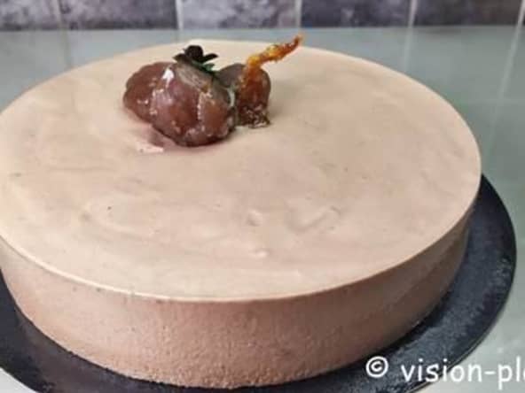 Bavarois aux marrons glacés