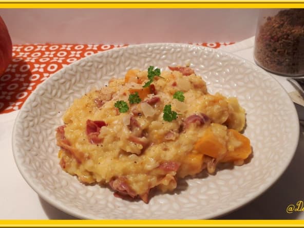 Risotto au potimarron