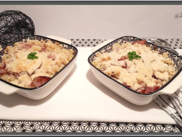 Gratin de pâtes à la cancoillotte