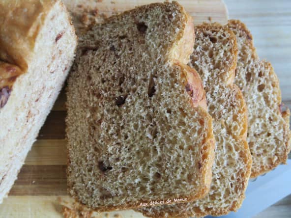 Pain brioché aux pépites de chocolat