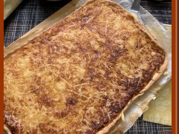 Quiche aux oignons et au Comté