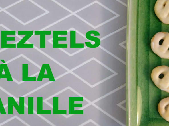 Bretzels sucrés à la vanille