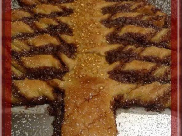 Sapin feuilleté en chocolat