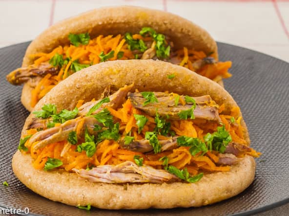 Pan bao farci à l’effilochée de viande